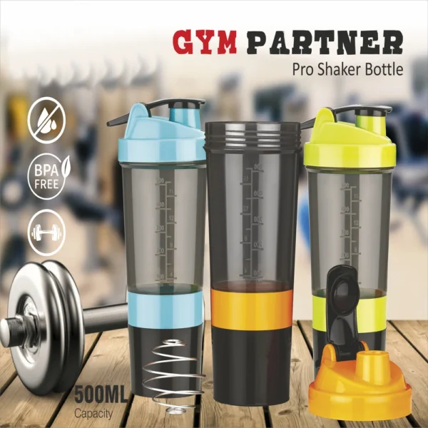 Rio Industries Gym Bottle | workout Sipper Bottle -500ml.