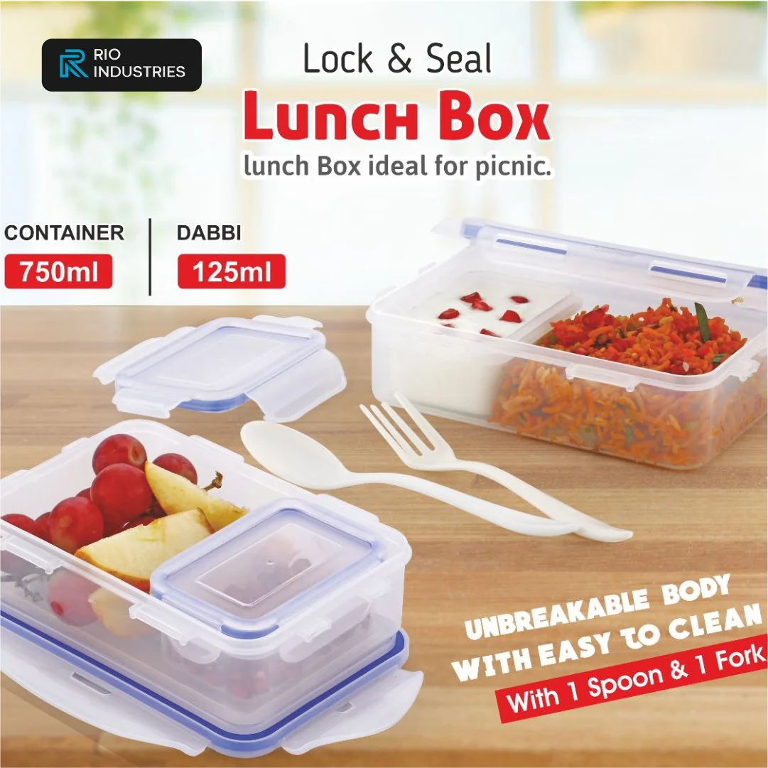 Lock and seal lunch box