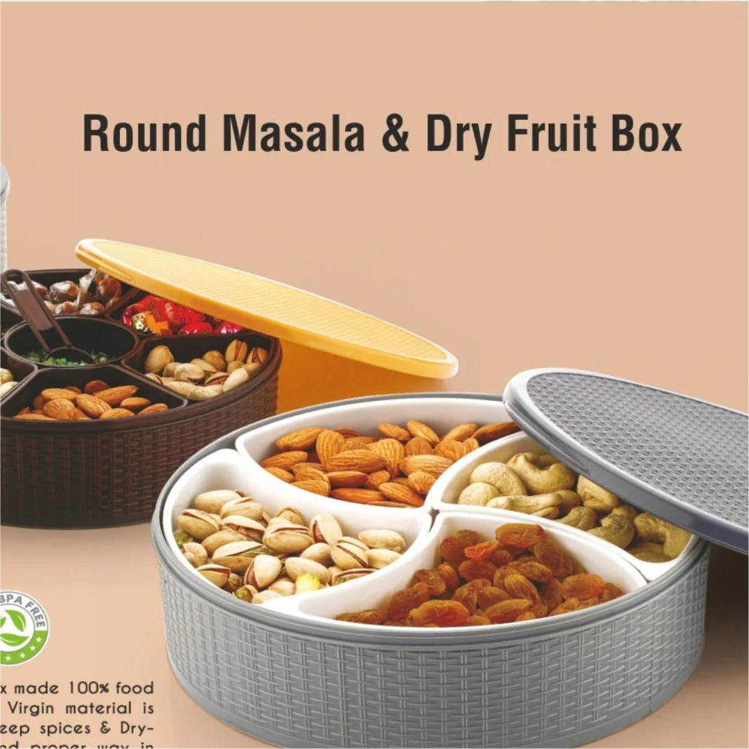 Round Masala & Dry fruit Box