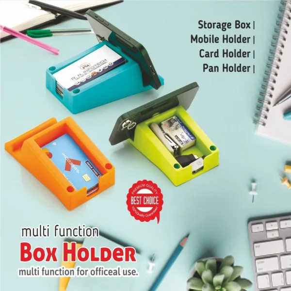 Multi function Storage Box | Card holder | Mobile holder | Pan holder